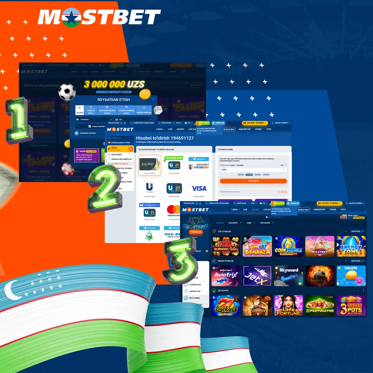 How can you place your first bet on Mostbet Uzbekistan?
