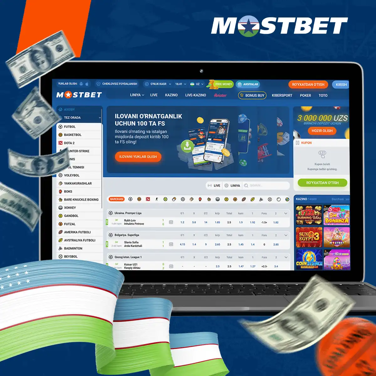 Overview of the Mostbet platform in Uzbekistan